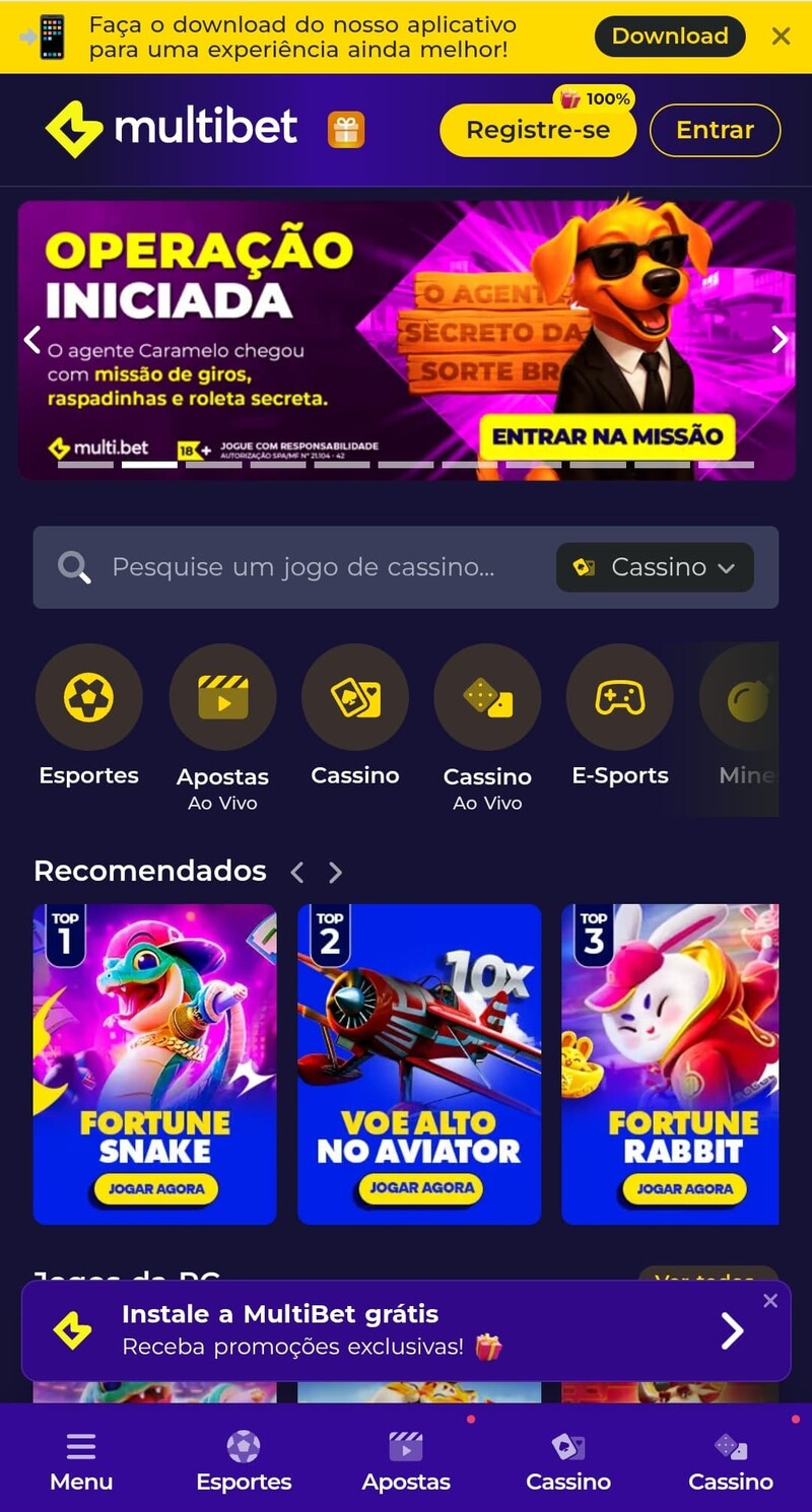 Sítio Web oficial da Multibet